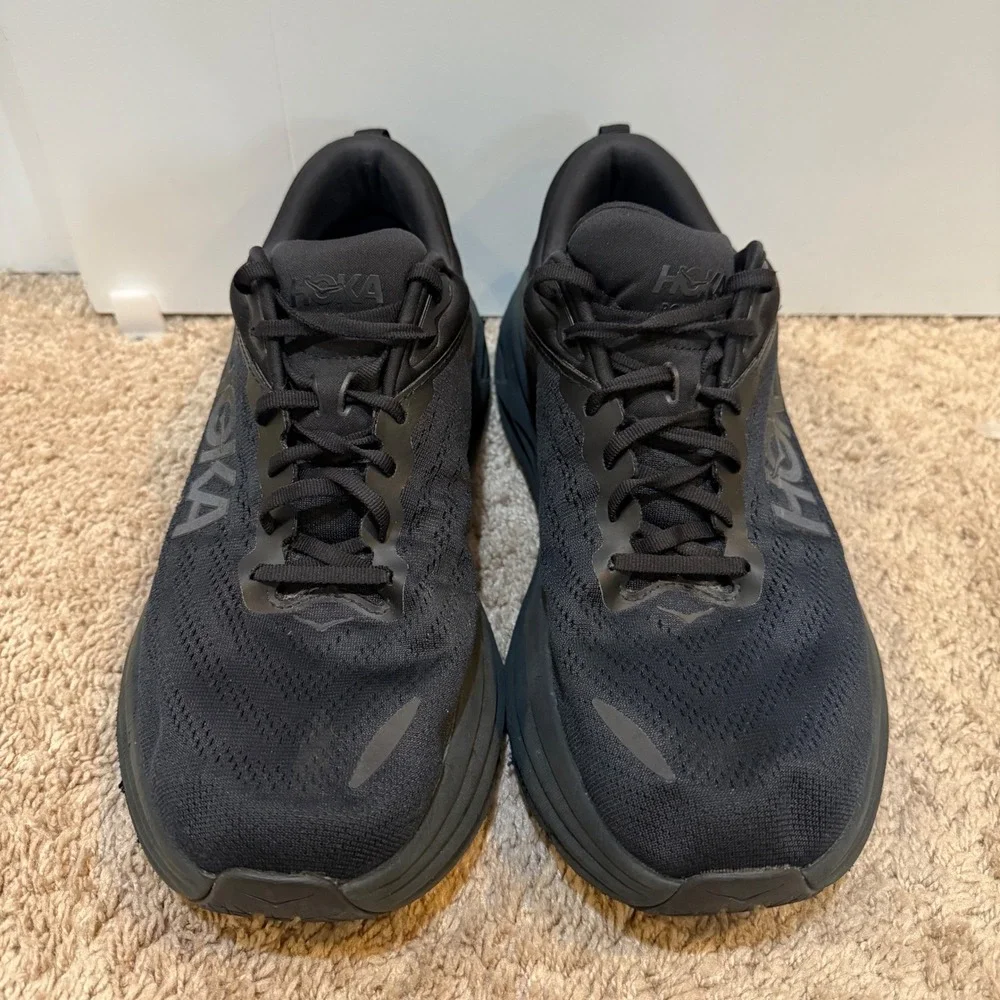 HOKA Men's Black Cushioning Running Shoe - Picture 2 of 8